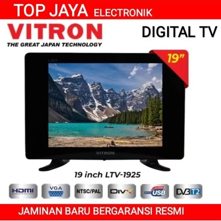 LED TV VITRON 19 INCH/LED VITRON 19 INCH DIGITAL TV LTV1925 NEW SERIES