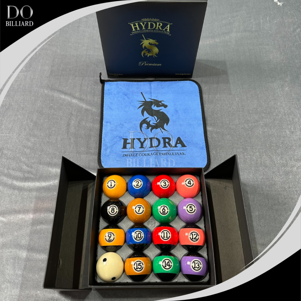 Bola Billiard HYDRA BLACK BALL SET 9 Feet / Set Bola Billiard 9 Feet Hydra Black Billiard Ball