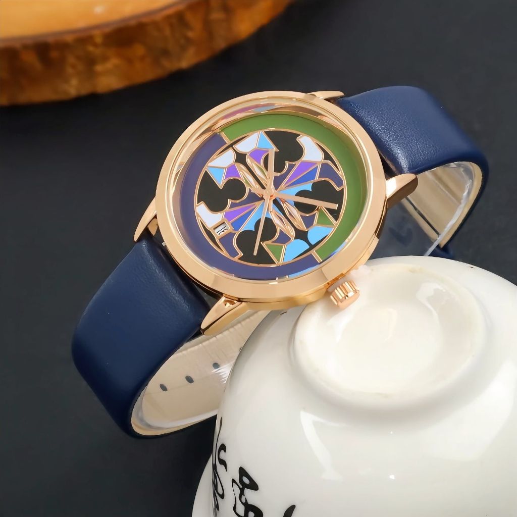 ( BISA COD ) JAM TANGAN WANITA TORY BURCH KULIT PREMIUM TB-5564