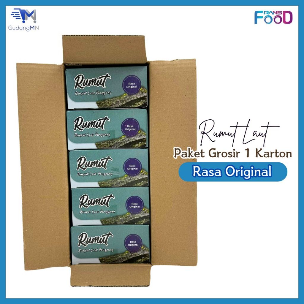 

RANS CEMILAN RUMUT RASA ORIGINAL | RUMPUT LAUT NORI