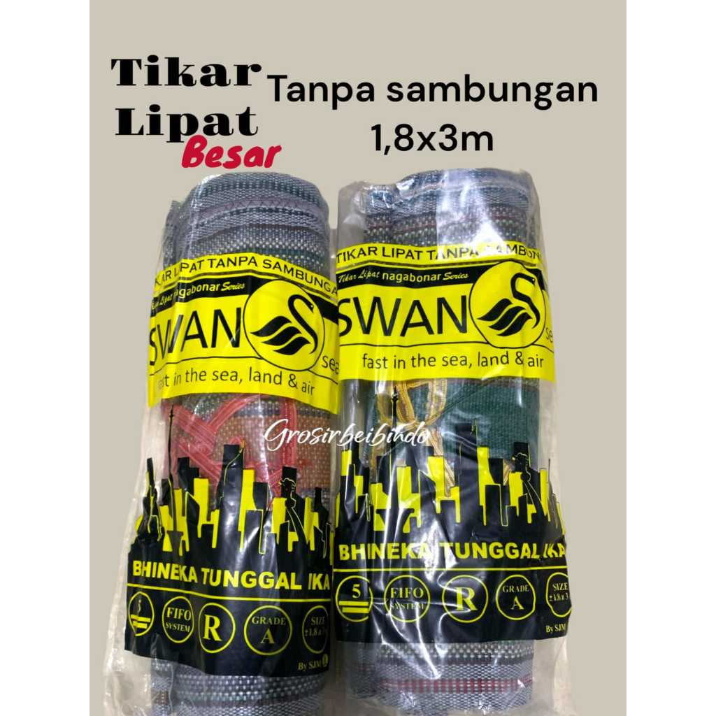 Tikar Lipat Multifungsi Merk Swan Sea Tanpa Sambungan Ukuran 1,8mx3m || Tikar Hajatan || Tikar Pikni