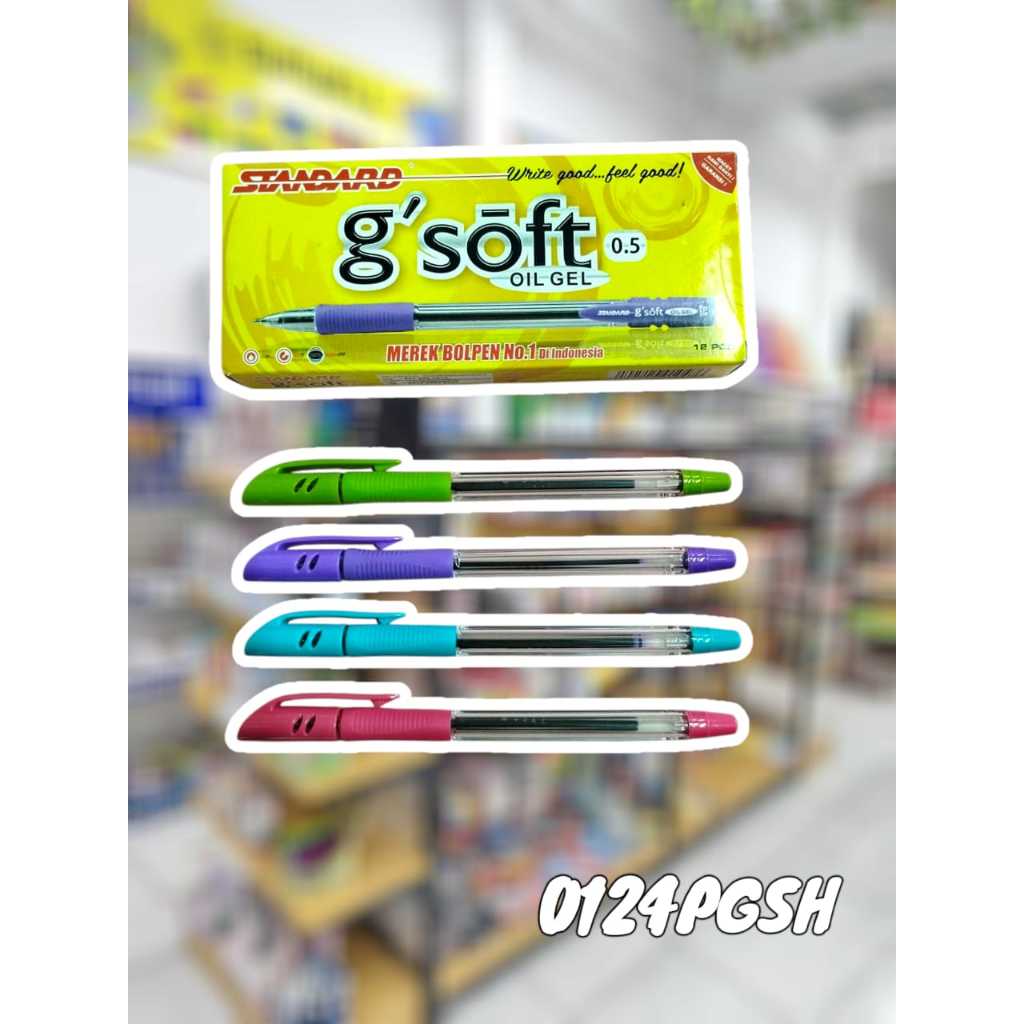 

PEN GSOFT 0.5MM STANDARD HITAM 0124PGSH