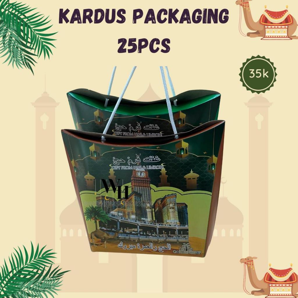 

25PCS -TOTEBAG KARDUS OLEH OLEH HAJI UMROH, GOODIE BAG/GIFT