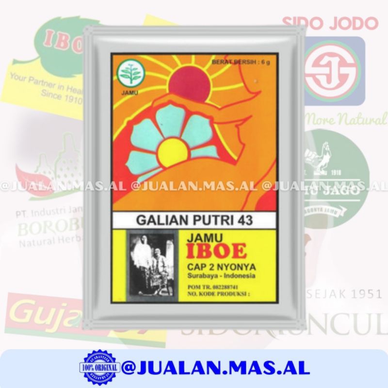 

IBOE - JAMU GALIAN PUTRI (ISI 10 SACHET)