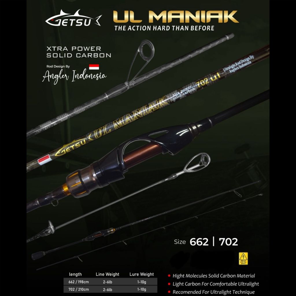 JORAN GETSU UL MANIAK GEN 1&GEN 2 SPINING UL