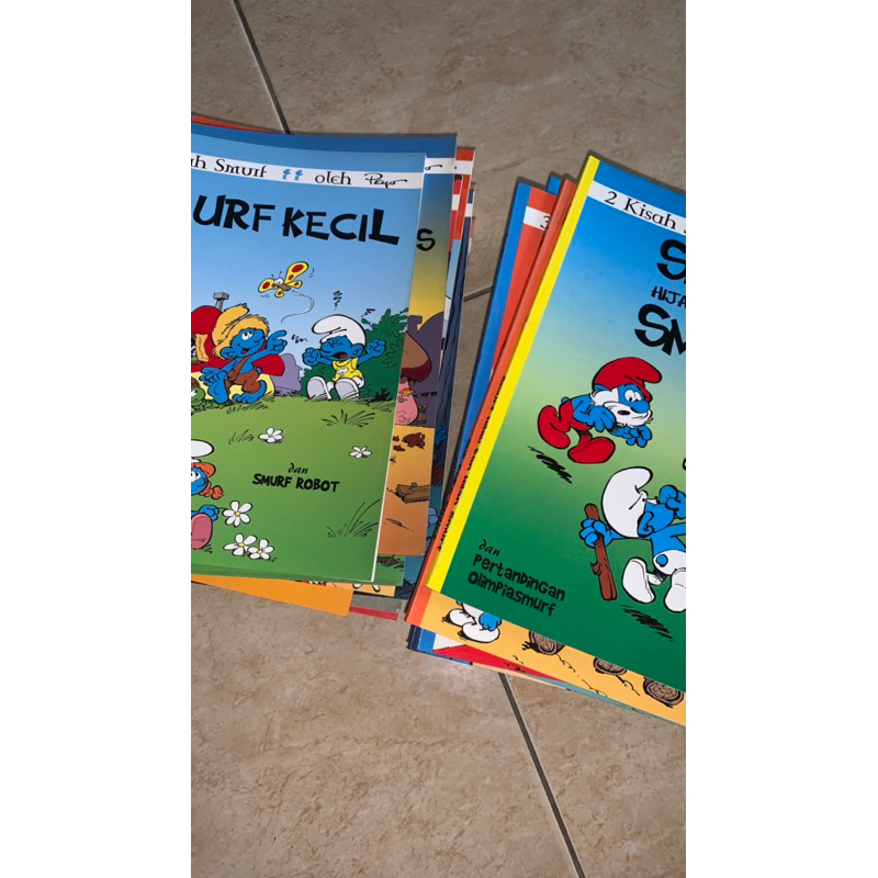 KOMIK SMURF LENGKAP JUAL MURAH KISAH SMURF SMURFIN