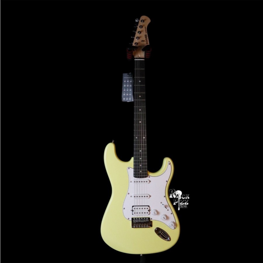 DONNER DST-152 DST DST152 DST 152 YELLOW WITH BAG ELECTRIC GUITAR
