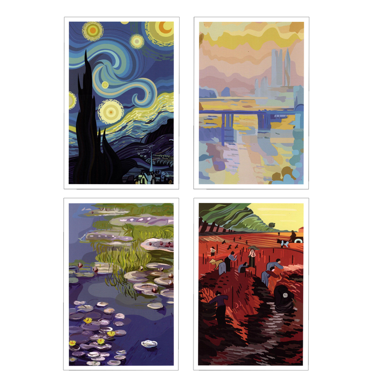 

Post Card / Kartu Pos Vangogh isi 10 Lembar