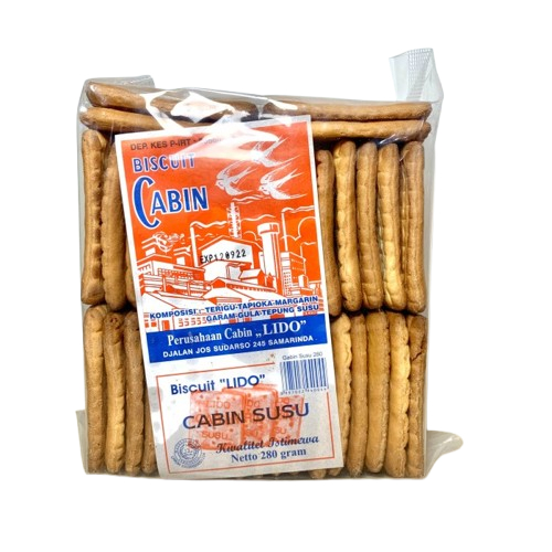 

LIDO CABIN BISCUIT SUSU PCK 280 GR 8997022940044