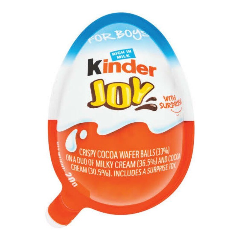 

KINDER JOY BOYS CHOCO KRIM 20 GR 80974482