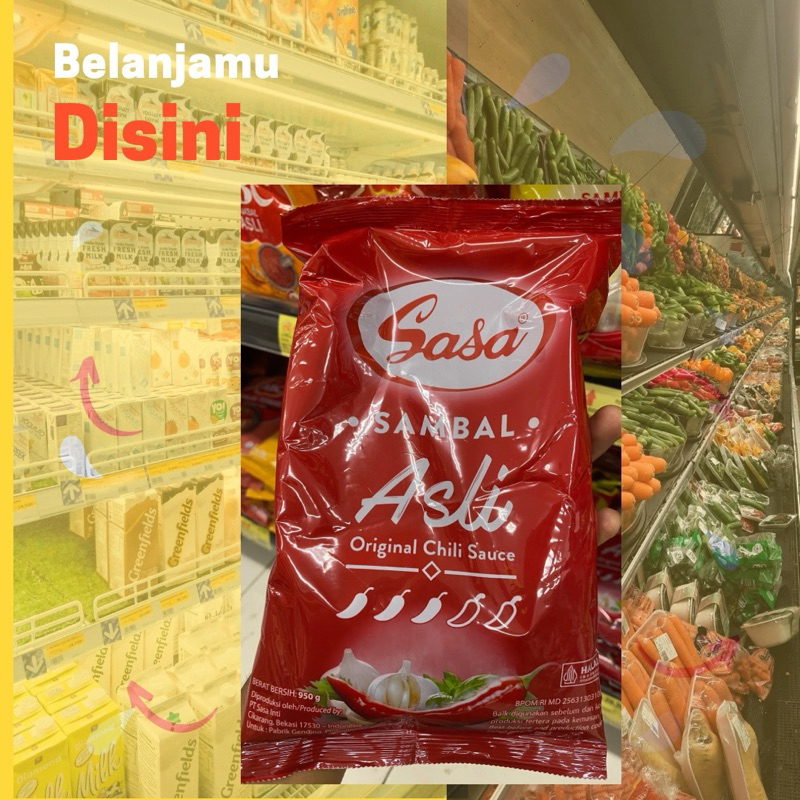 

Sambal sasa asli / Tomat 950 gram