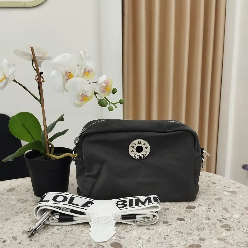 S Anthracite Nylon Crossbody