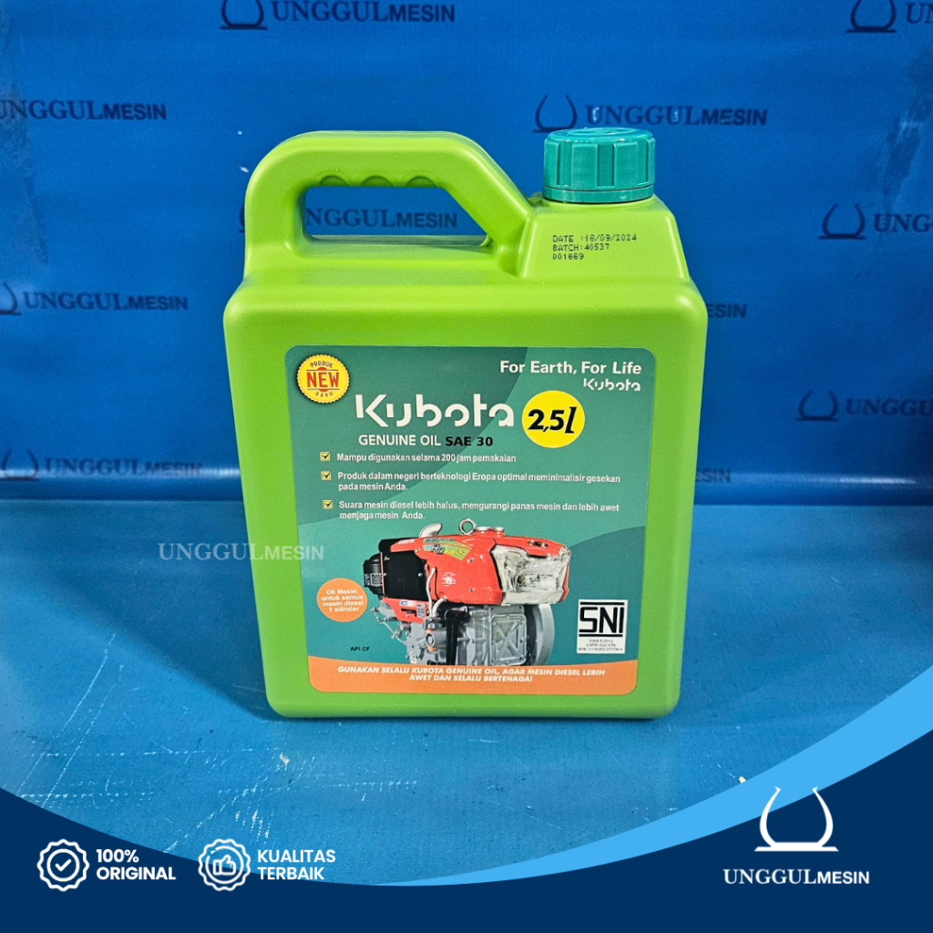Oli KUBOTA 2,5 Liter / Oli Diesel / Original KUBOTA