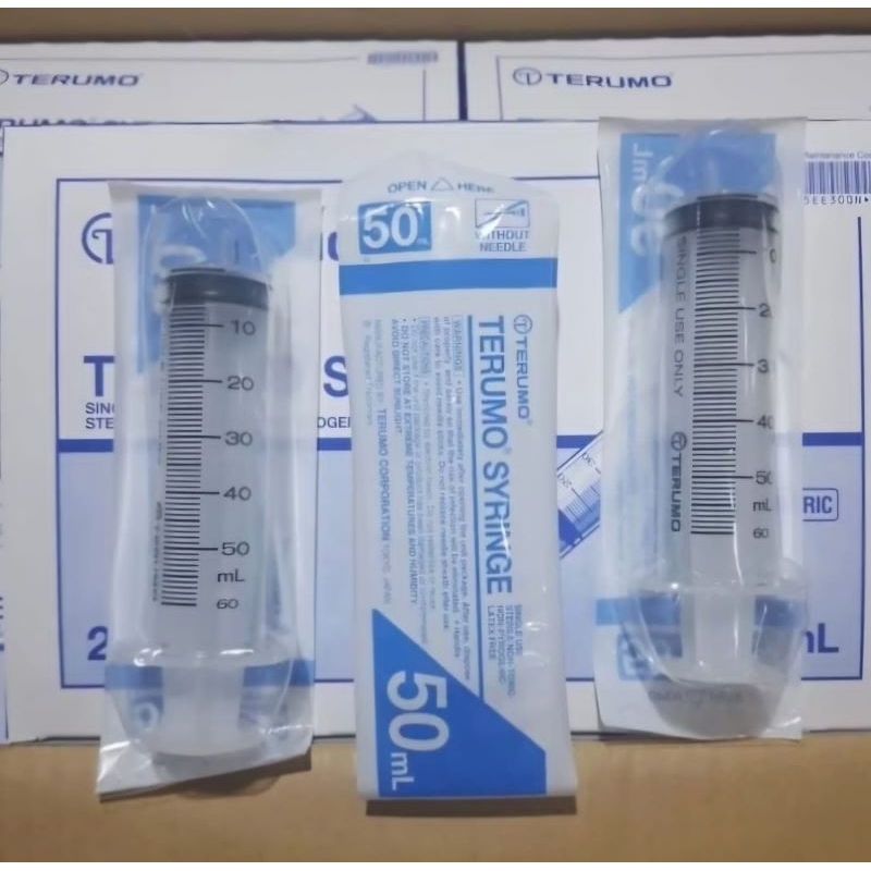 Spuit Syringe 50 cc Terumo Suntikan 50cc Lubang Pinggir Eccentric 50 ml 50ml