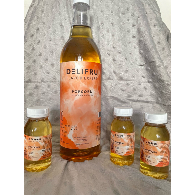 

sample/tester Delifru Popcorn Syrup 80ml