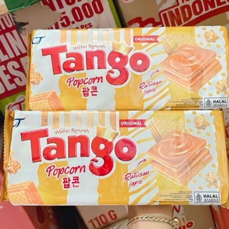 

Tango wafer renyah krim rasa Popcorn 110gr Tango Wafer Choco Javamocca 110 g