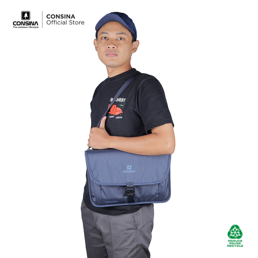Consina Cracer Tas Selempang Laptop Tablet 11 Inch | Sling Bag Outdoor