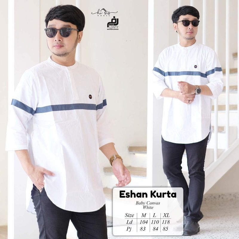 Restok Koko Eshan Kurta ORIGINAL LEAFY BY HI SIS