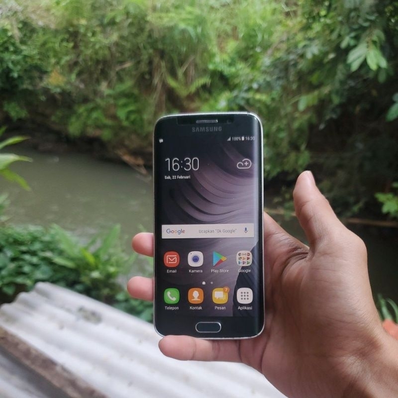 DIJUAL SAMSUNG GALAXY S6 EDGE MULUS NO MINUS (BATANGAN ONLY)