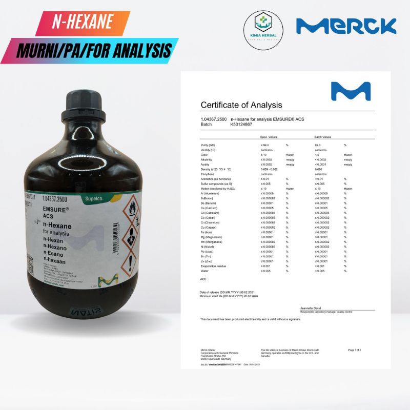 N-Hexane For Analysis/PA (400 mL)