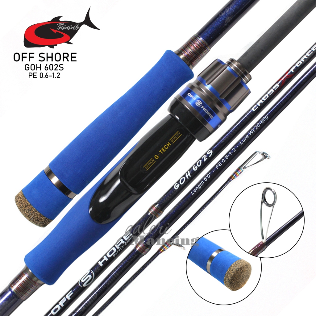 Joran GTECH OFF SHORE / Joran Jigging / Joran Casting / Joran terbaru Kuat Murah Berkualitas / Joran