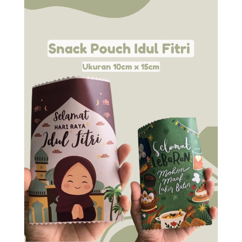 

(FREE AMPLOP) SNACK POUCH IDUL FITRI LEBARAN/ AMPLOP SNACK LEBARAN/HAMPERS LEBARAN