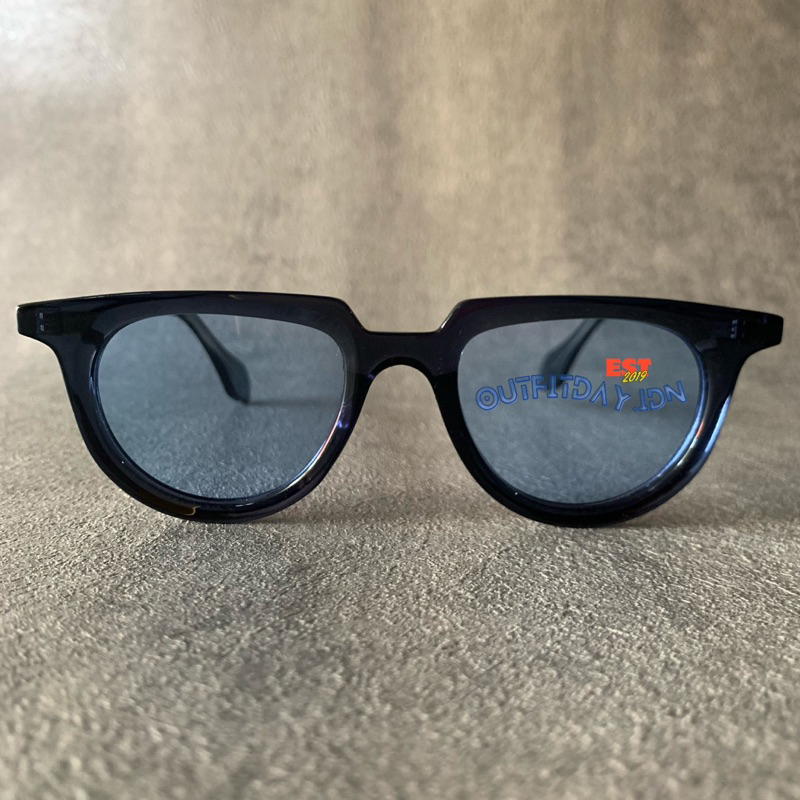 Kacamata Barrow Luxe Blue/Frame Lapis Besi Engsel Besi