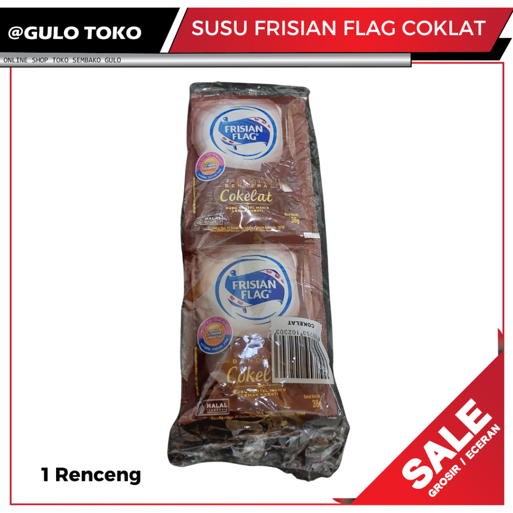 

Susu Kental Manis Frisian Flag Coklat kemasan Sachet 1 renceng