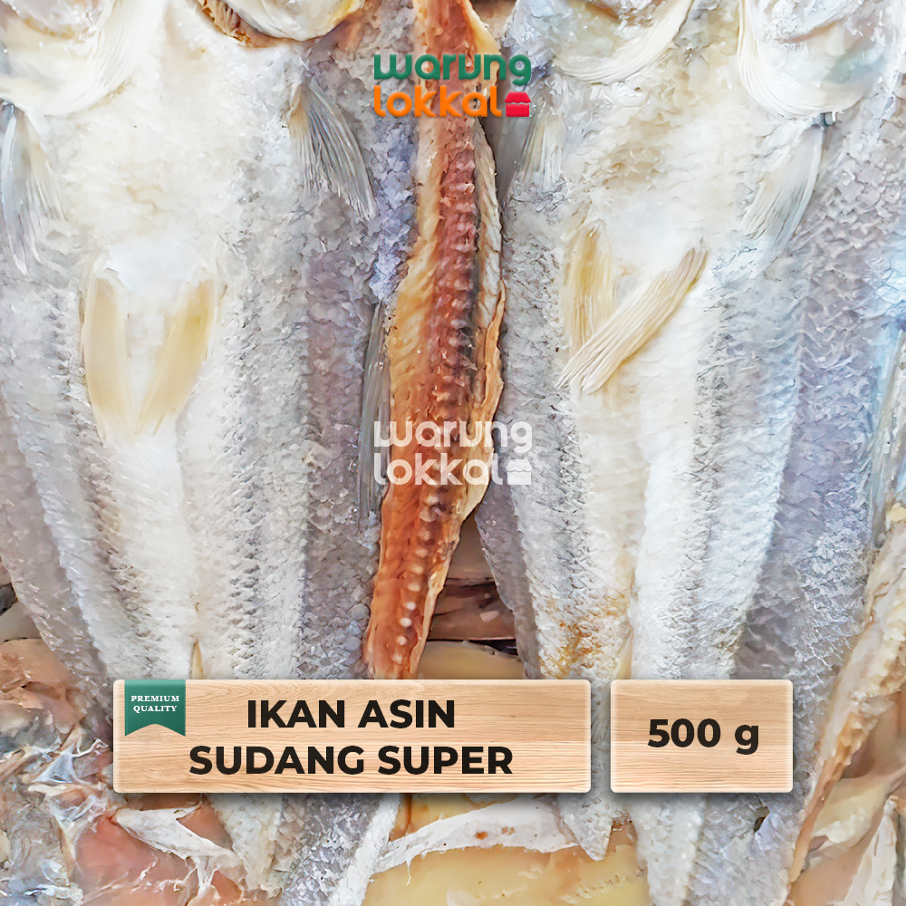 

Ikan Asin Sudang Super 500g - Warung Lokkal