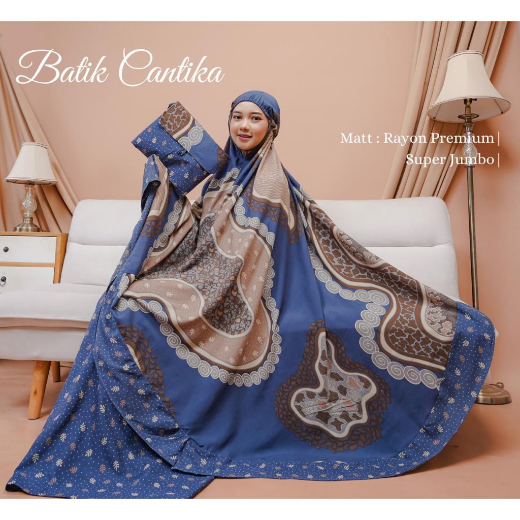 Mukena Jumbo Rayon Premium CANTIKA BOLD  by Dress FNS