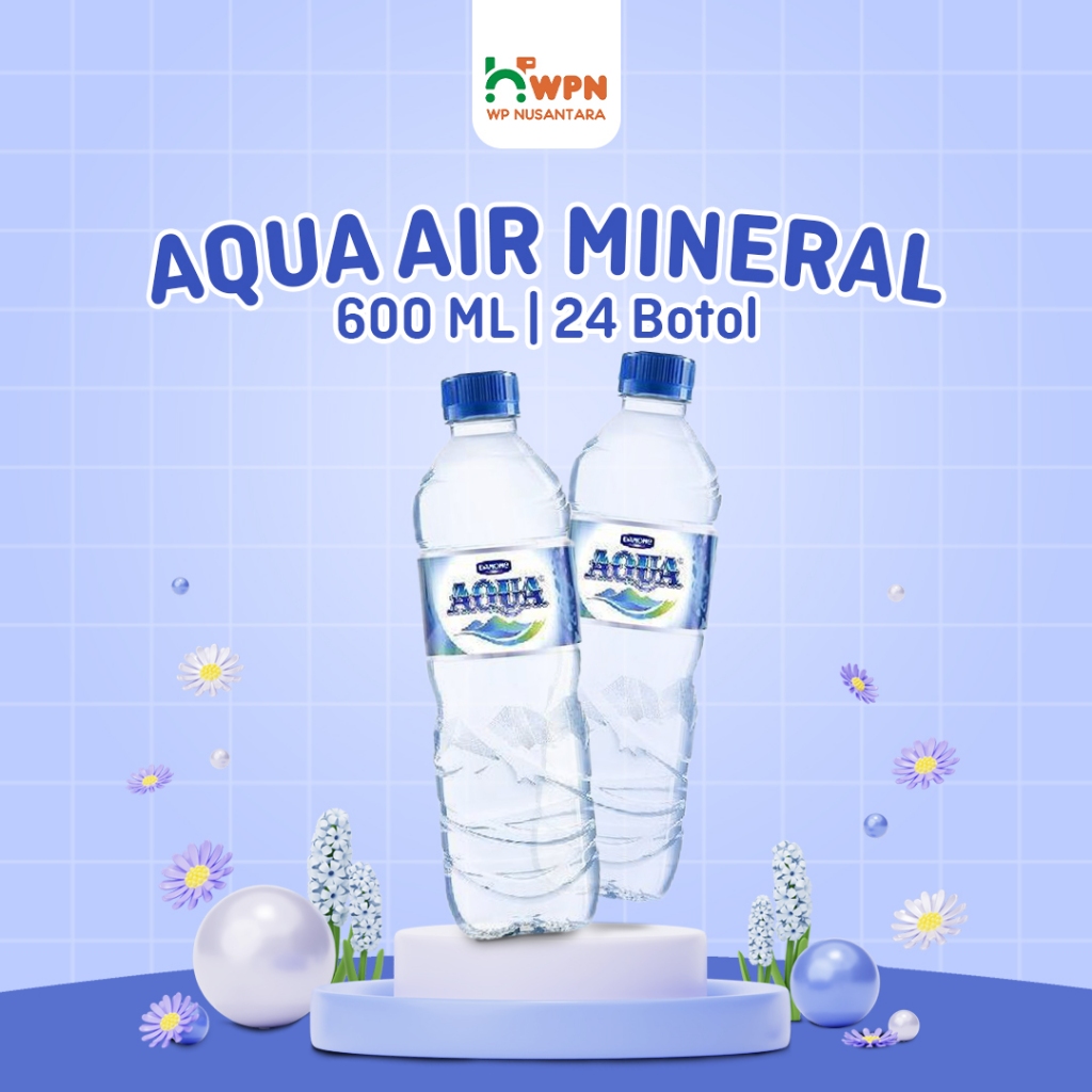 

AQUA Air Mineral - 600ML x 24 BOTOL / 1 DUS