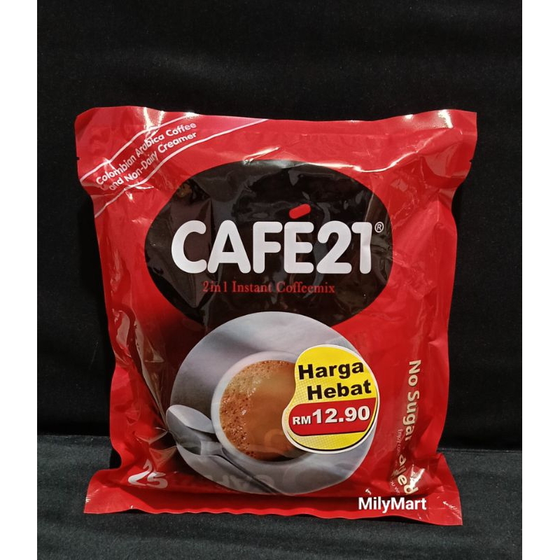 

Cafe21 coffeemix instan no sugar added isi25stick