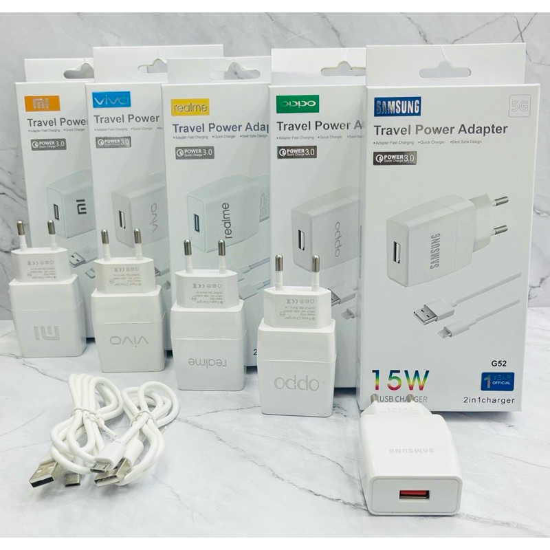 Charger G52 / C-30 15W USB Kabel Micro REALME Casan 1USB