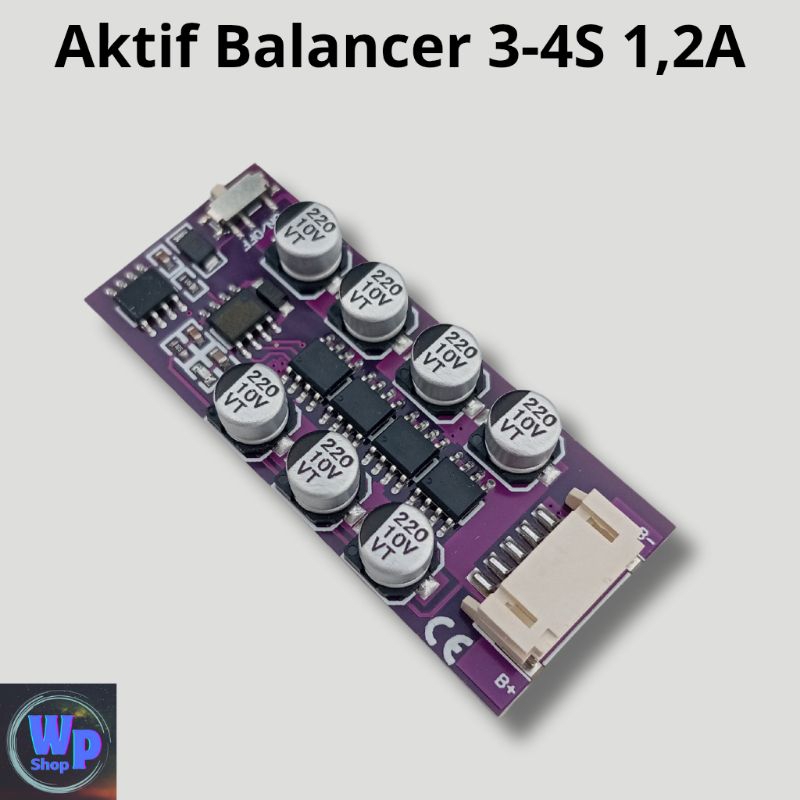 RK Aktif balancer 4S 1,2A penyeimbang tegangan baterai Lithium lifepo4