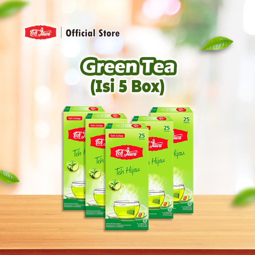 

Teh Jawa Green Tea Celup isi 25 per Pack (isi 5 Pcs)