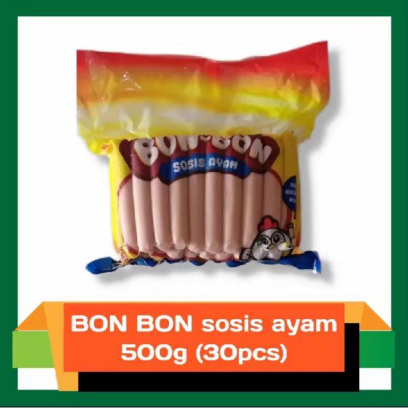 

BONBON SOSIS AYAM COKLAT 500GR ISI 30 HALAL CHICKEN SAUSAGE | bon bon sosis ayam