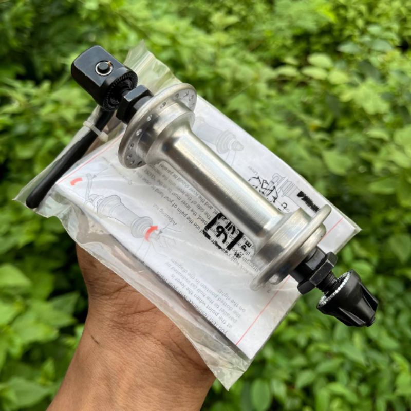 Hub depan alloy hole 32 QR quick realees shimano pelor loncer