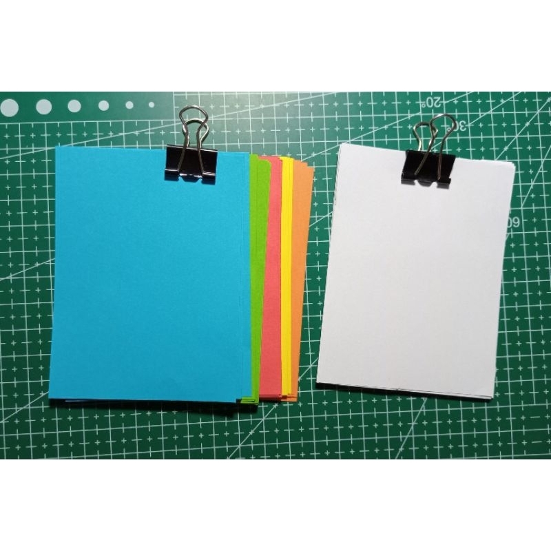 

Memopad putih atau warna kertas catatan pengingat notepad