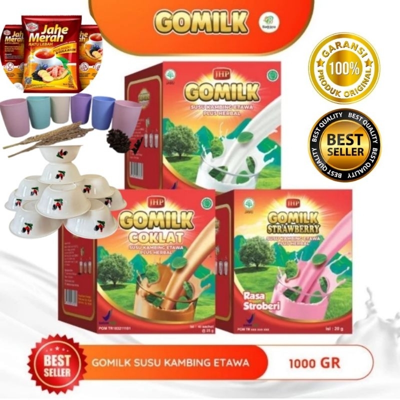 

Susu Kambing GOMILK Sachet 1kg – Herbal Nafsu Makan, Maag, Asam Urat, Tulang Kuat