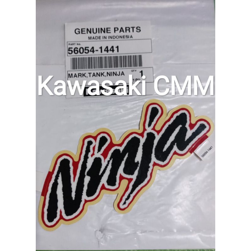 Stiker stripping tangki Ninja RR Mono. Original kawasaki.