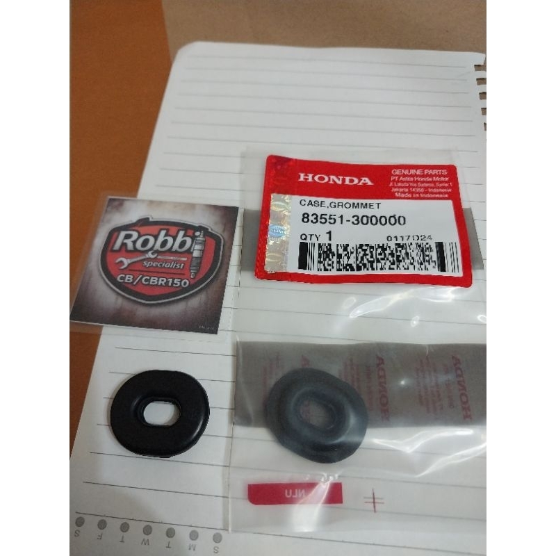 83551-300000 Case Grommet Karet Lubang Tangki Body Samping CB150R CBR150R Old & New Original