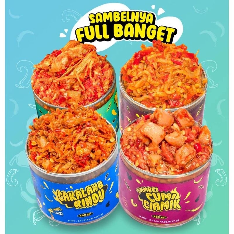 

EATSAMBEL Cumi Ayam Cakalang Teri 150gr Kemasan Icip Sambel Mas Yangun