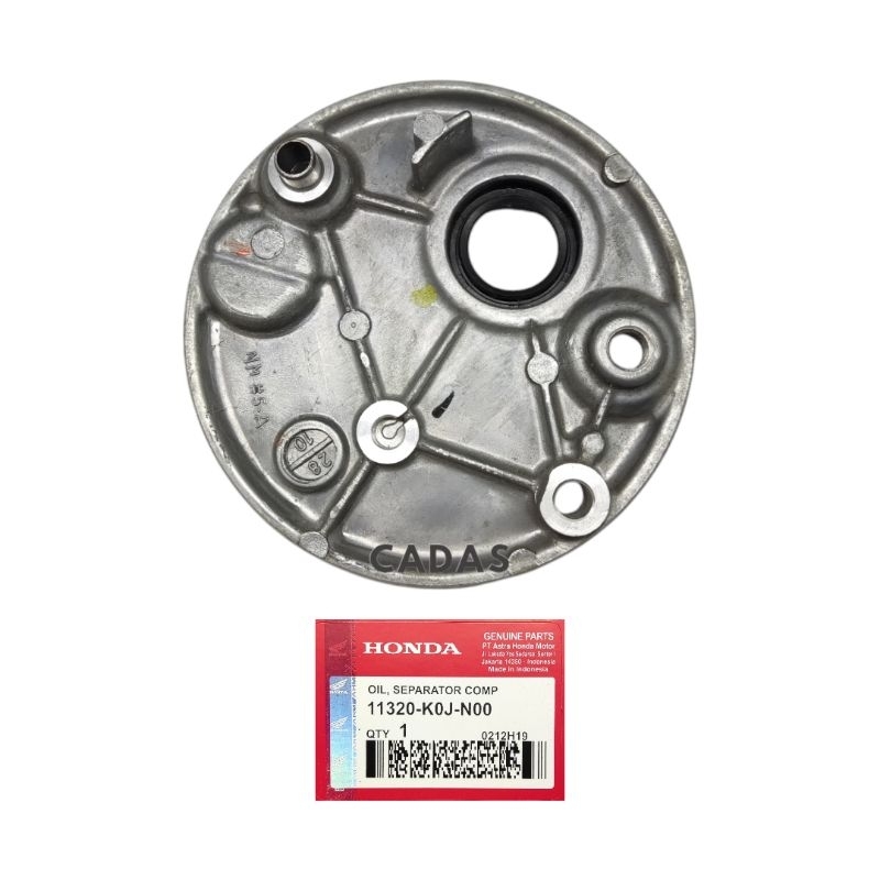 11320K0JN00 TUTUP COVER POMPA OLI HONDA GENIO BEAT K1A SCOOPY K2F