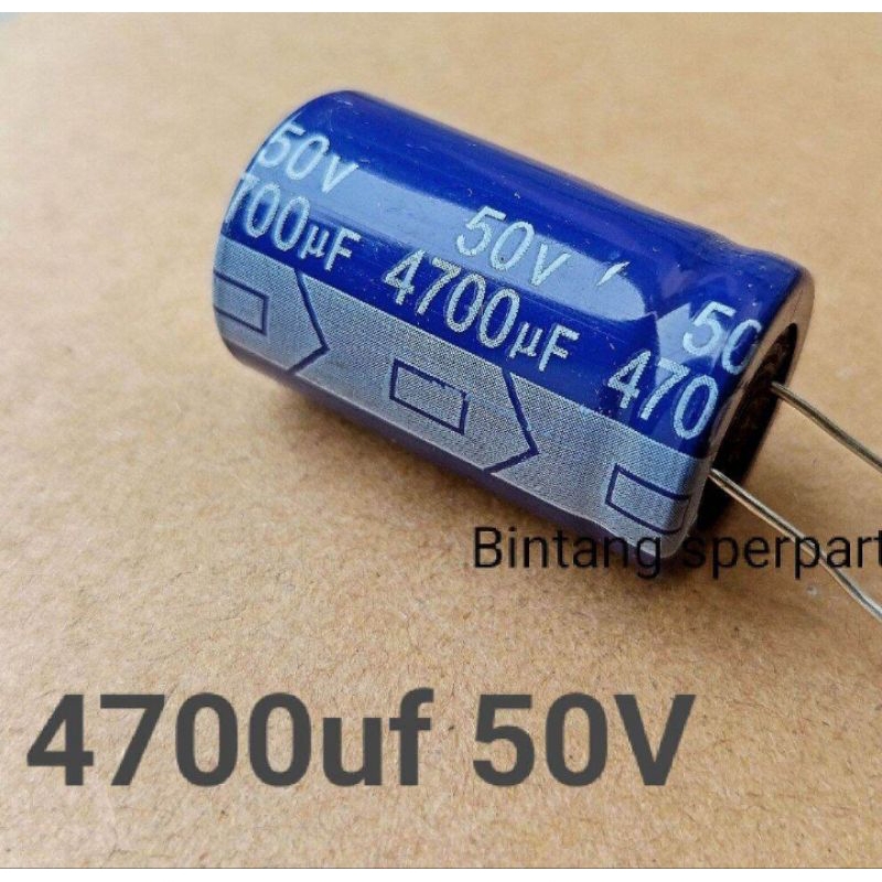 KAPASITOR ELCO 50V 4700UF CAPACITOR ELCO 4700UF 50V