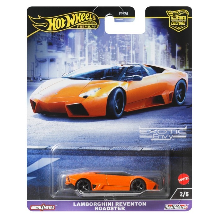 Hot Wheels Premium Exotic Envy Lamborghini Reventon Roadster