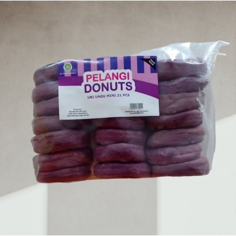 PELANGI Donat Ubi Ungu 21 Pcs