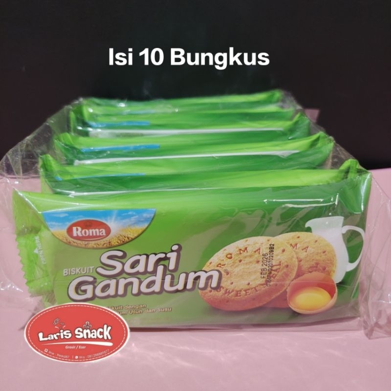 

Sari Gandum Biskuit Gandum Susu Isi 10 Bks