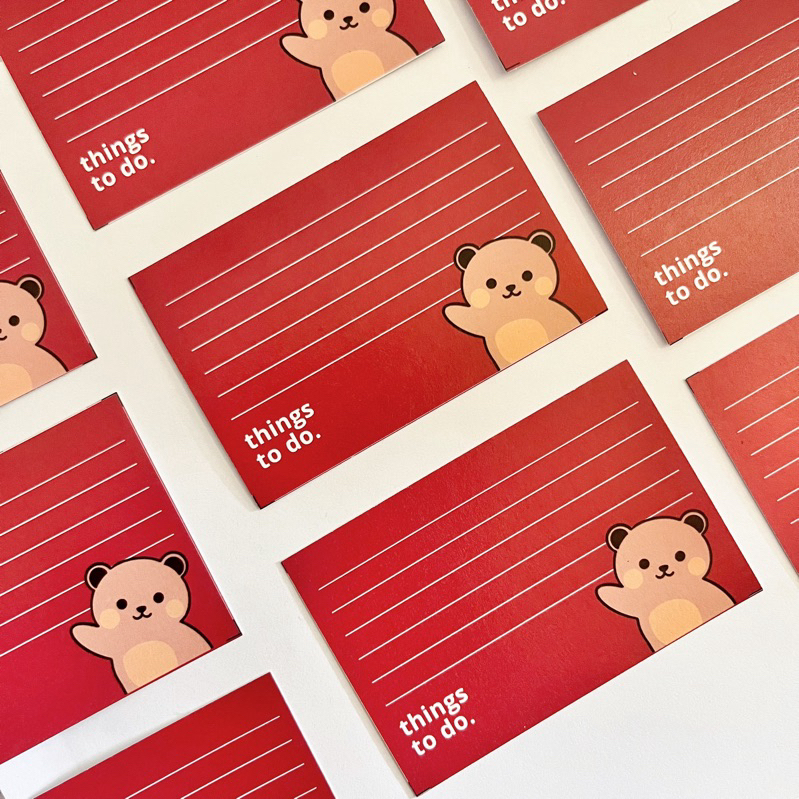 

Teddy Bears Notepad | 9 Paper Sheets