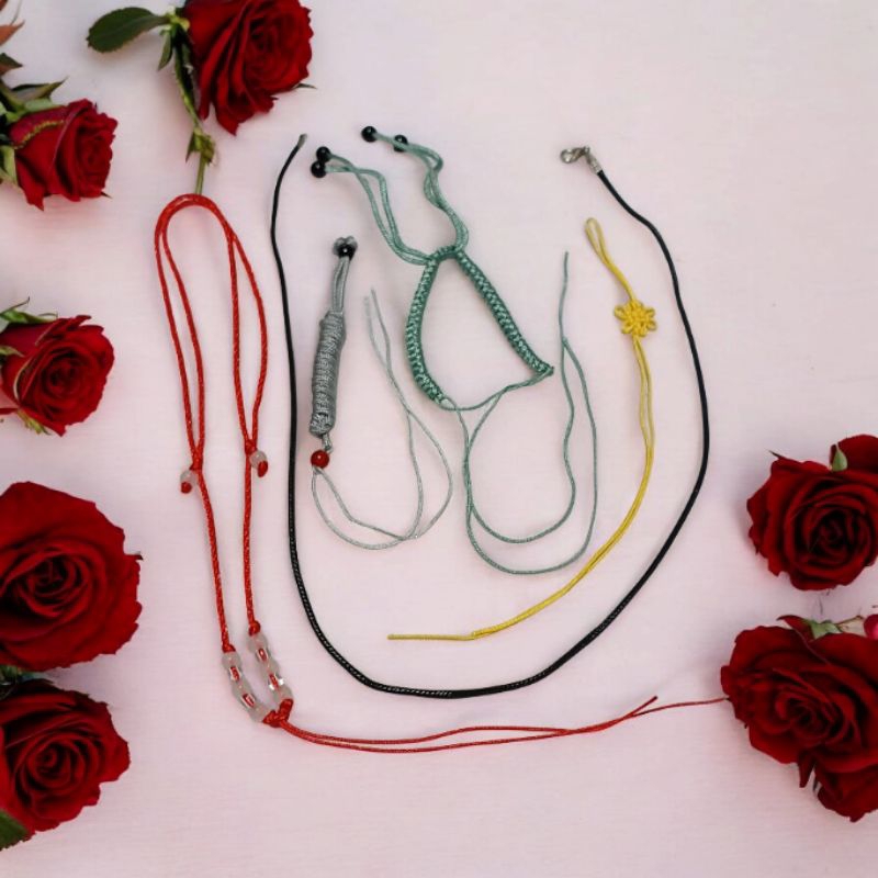 DIY TALI GIOK Gelang Kalung Ganci untuk Giok Adjustable