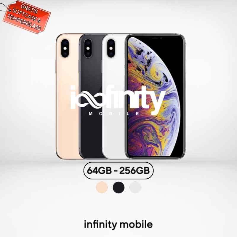 HP iP XS MAX 64GB - 256GB SECOND FULLSET ALL OPERATOR